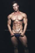 Tyson Dayley's (@TysonDayley) beautiful eyes and chiseled body photographed by Allan Spiers
