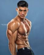 Swiss/Korean bodybuilder Nicolas Iong [xpost from /r/HalfAsianHunks]