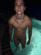 He likes pools at night