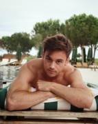Tom Daley by the pool