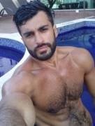 Selfie in the pool