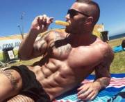 Muscles at the beach