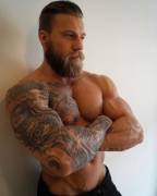 Muscles, Beard, Tattoos