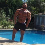 Muscles by the pool (X-Post /r/poolboys)