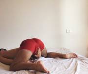 Italian dancer Michele Bandera (@MicheleBandera), face down, ass up