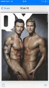 Swedish straight reality stars on cover of gay magazine