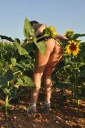 Sexy 42 year old MIL[F] in sunflowers