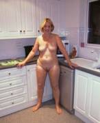 Naked Wife in the Kitchen