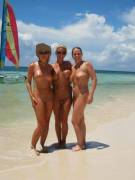 3 Naked MILF Friends