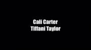 Cali Carter and Tiffani Taylor with a banana