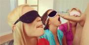Babes in blindfolds [gif]