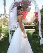 my dream bride has arrived (Chanel a in wedding dress)