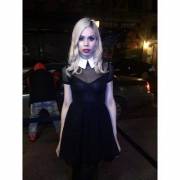 Angel Rose is like a Blonde Wednesday Addams