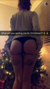 what are you getting me for Christmas? love her juicy ass!