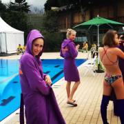 Anna Voloshyna strip tease (Ukrainian Olympic Synchronised Swimmer)