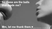 Daddy's balls made me ♥