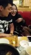 Cute chinese shemale help stroking other shemale in a restaurant [GIF]
