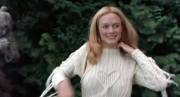 Heather Graham getting naked in a graveyard [gif]