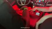 [/r/HDPublicPorn] Car Blowjob - Blonde Deepthroats Black Cock Quickie In Car Wash GIF [00:15]