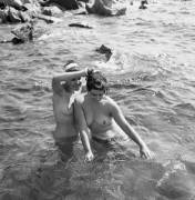 Île du Levant Island in France - vintage nudists