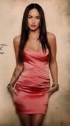 All tight dresses fits perfect on Megan Fox