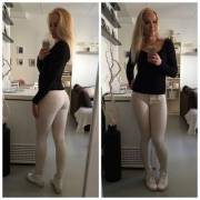 Minttu Rauvonen - Beautiful Finnish girl w/ white pants &lt;3