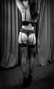 Wifey in classy stockings lingerie set ... enjoy ;-)