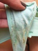 Looks can be deceiving with this little mess i made in my panties .. the smell tickles your nose