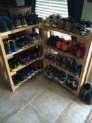 Threw out my bowling balls and found a nice shoe rack