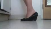 Someone on this subreddit asked me if I could do a heel popping video in my wedges, does this work?