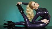 Zlata, latex and ballet boots
