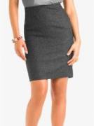 Charcoal pencil skirt