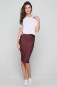 Pencil Skirt and T Shirt