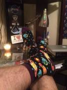 Loving my ů cosmic socks