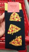 Found these pizza socks. I now have pizza socks. [X-Post from /r/pizza]