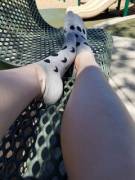 Socks at the park