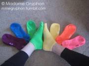 A Spectrum of Running Socks