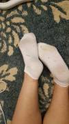 I love buying white socks to see how dirty I can get them...