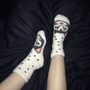 Fuzzy socks are the best socks!