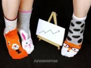 Ms. Squirrel &amp; Ms. Rabbit Learns About The Socks Market w/ Prof. Fox [GIF]