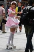 Pink maid uniform