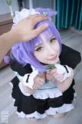 [Self] "Please, headpat me, Kashou-san!" ~ Cinnamon cosplay from Nekopara by Mikomi Hokina ♥