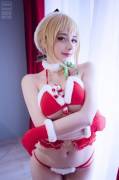 [Self] Why decorate a Christmas tree when clearly there are better options? ( ͡° ͜ʖ ͡°) ~ Christmas Alter Saber from Fate Series by Mikomi Hokina ♥