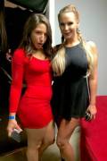 Abella Danger and Phoenix Marie at the 2015 Femdom Awards
