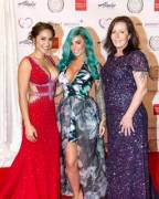 Christy Mack with her mom and the founder of BTSADV