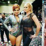 Savana Styles and Briana Banks at the AVN AEE 2018