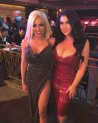 Luna Star and Lusty Liz at the AVN Awards 2018