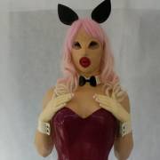 I'm your little rubber bunny