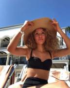 Glamorous beach hatter