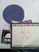 This is why Bridge Nine will always get my business. Order a couple records. Get a thousand stickers, a thank you note, and a Dum-Dum sucker.